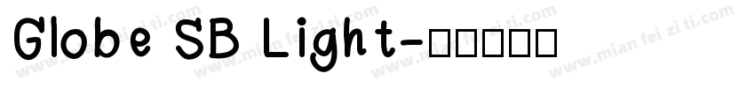 Globe SB Light字体转换